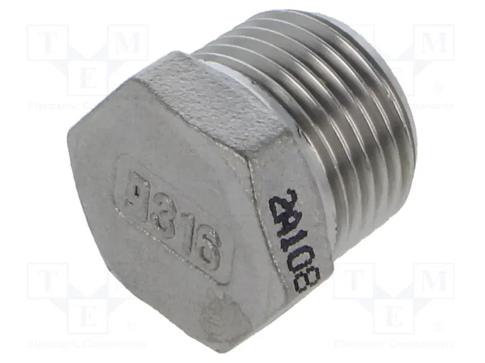 GEBO Tapón Macho G 3/8'' Externo en Acero Inoxidable GEBO Tapón Macho G 3/8'' Externo en Acero Inoxidable