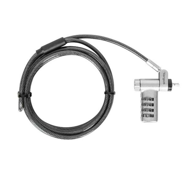 Targus ASP96GLX-S Cable Antirrobo Plata 2 m