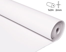 Innspiro Rollo de Goma EVA Blanco 100x200cm x 2mm