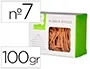 Q-connect Gomillas elásticas 100 gr numero 7 70 x 2 mm