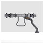 StarTech.com Brazo de Sobremesa de Resorte Mecánico para 2 Monitores hasta 27", Travesaño, Montaje por Abrazadera, 30 kg, VESA 75x75/100x100