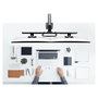StarTech.com Brazo de Sobremesa de Resorte Mecánico para 2 Monitores hasta 27", Travesaño, Montaje por Abrazadera, 30 kg, VESA 75x75/100x100