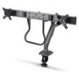 StarTech.com Brazo de Sobremesa de Resorte Mecánico para 2 Monitores hasta 27", Travesaño, Montaje por Abrazadera, 30 kg, VESA 75x75/100x100