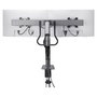 StarTech.com Brazo de Sobremesa de Resorte Mecánico para 2 Monitores hasta 27", Travesaño, Montaje por Abrazadera, 30 kg, VESA 75x75/100x100