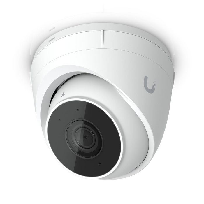Ubiquiti Cámara 4MP 2688x1512 (16:9) Video, Sensor CMOS 1/2.4", Puerto RJ45 10/100 MbE, PoE, IP66, IK04, Aleación de Aluminio, Policarbonato Estabilizado UV