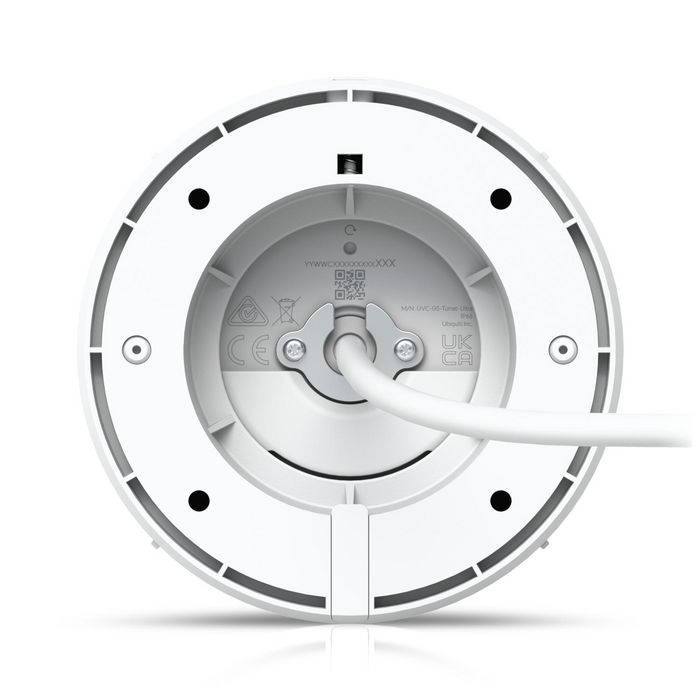 Ubiquiti Cámara 4MP 2688x1512 (16:9) Video, Sensor CMOS 1/2.4", Puerto RJ45 10/100 MbE, PoE, IP66, IK04, Aleación de Aluminio, Policarbonato Estabilizado UV