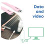 Club 3D Cable USB-C Rosa CAC-3002 de 2m USB4 Gen 2x2 240W PD