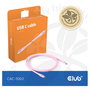 Club 3D Cable USB-C Rosa CAC-3002 de 2m USB4 Gen 2x2 240W PD