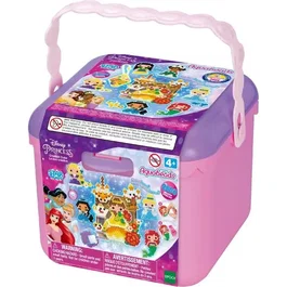 Aquabeds Caja de las Princesas Disney con Cuentas para Crear Manualidades con Personajes de Bella, Ariel y Rapunzel