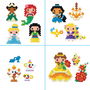 Aquabeads Cubo De Creatividad Princesas Disney 31773 Set de 2500 Abalorios con Plantillas de 7 Princesas Disney para +4 años