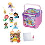 Aquabeads Cubo De Creatividad Princesas Disney 31773 Set de 2500 Abalorios con Plantillas de 7 Princesas Disney para +4 años