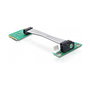 DeLOCK Riser Karte Mini PCI Express a PCI Express x1 - Adaptador Tarjeta Expansión, 9 cm Negro y Verde, 84733020