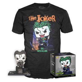 Funko Set Figura POP & Tee DC Comics Jim Lee Joker Talla M Edición Especial