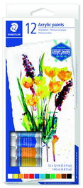 Pintura Acrilica Staedtler 8500 12 Ml (Tubo) Estuche De 12