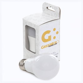 Greenice Bombilla LED E27 5W Blanco Frío 6000K 450Lm Esférica