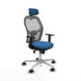 PIQUERAS Y CRESPO Silla de oficina Jorquera Azul claro y Gris