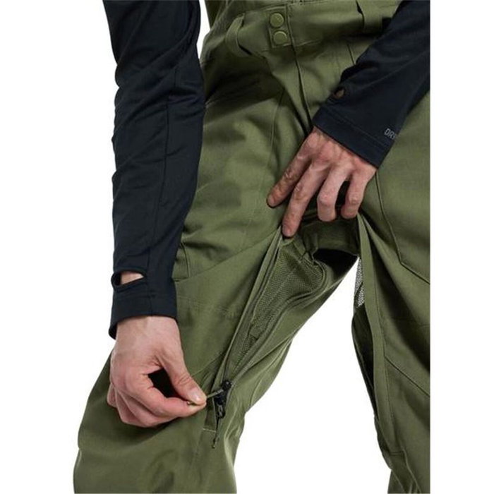 Pantalones para Nieve Burton Reserve Bib Verde Hombre M