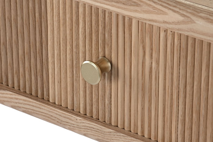 DKD Home Decor Consola de Pino y MDF Natural