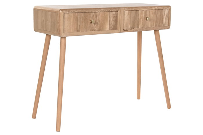 DKD Home Decor Consola de Pino y MDF Natural