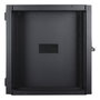 Lanview LOGON Armario Rack 19 de Pared Profesional, 12U, Doble Sección, Negro RAL 9005
