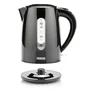 Princess 236017 Hervidor Eléctrico de Agua, 1.7 Litros, 2200 W, Color Negro, con Apagado Automático y Base Giratoria 360°