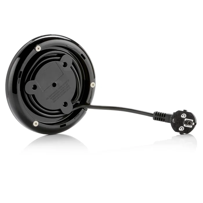 Princess 236017 Hervidor Eléctrico de Agua, 1.7 Litros, 2200 W, Color Negro, con Apagado Automático y Base Giratoria 360°