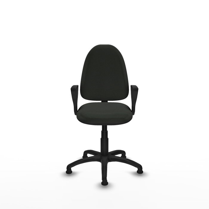 PIQUERAS Y CRESPO Silla de oficina Aýna Negro con brazos fijos