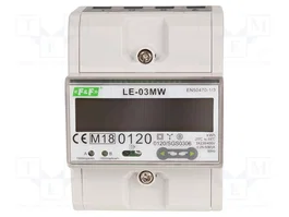 F&F LE-03MW Contador Digital para Raíl DIN con LCD