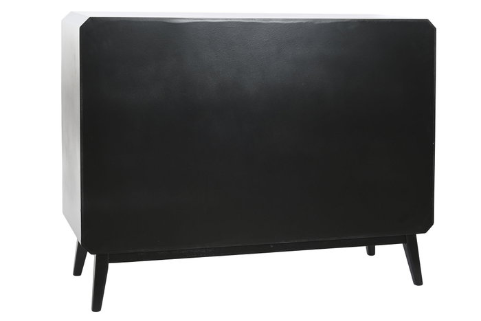 DKD Home Decor Buffet de Madera Negro 120x40x90,5 cm