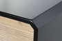 DKD Home Decor Buffet de Madera Negro 120x40x90,5 cm