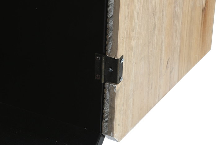 DKD Home Decor Buffet de Madera Negro 120x40x90,5 cm