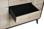 DKD Home Decor Buffet de Madera Negro 120x40x90,5 cm