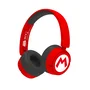 OTL Technologies Super Mario Auriculares Inalámbricos para Niños Rojo y Negro