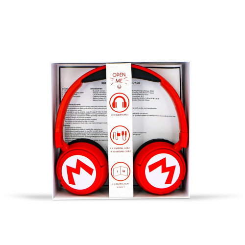 Fr tec Auriculares inalámbricos infantiles logo Super Mario Bros