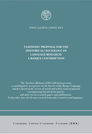 Taxonomy proposal for the (historical) sociology of language research: A basque, Mikel Zalbide - IBEROAMERICANA - VERVUERT