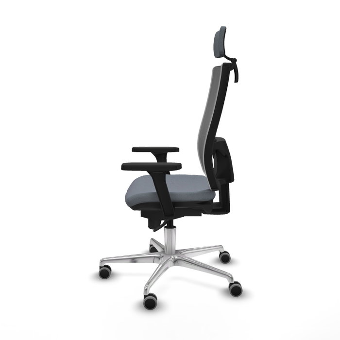 PIQUERAS Y CRESPO Silla de oficina Horna Gris con Mecanismo Sincro PIQUERAS Y CRESPO Silla de oficina Horna Gris con Mecanismo Sincro