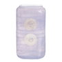 Jarrón Azul-Blanco Cristal Decoración 17 X 9 X 34 cm