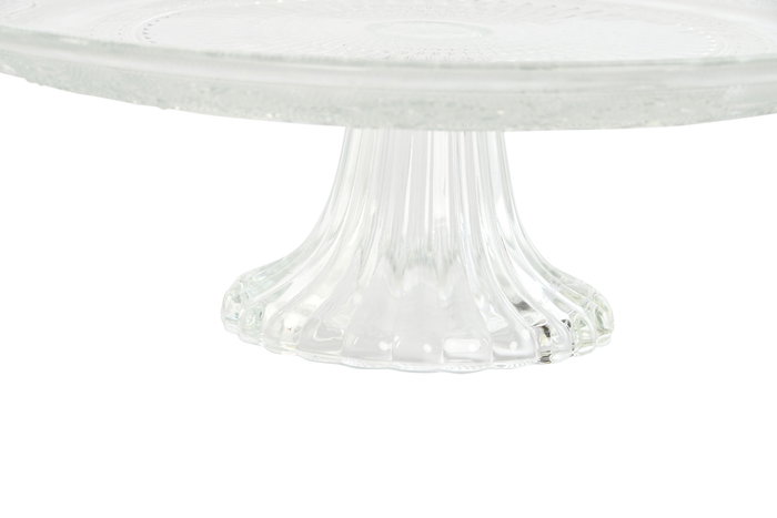 DKD Home Decor Plato con Pie Cristal Transparente 29 x 29 x 9.2 cm Apto Microondas y Lavavajillas DKD Home Decor Plato con Pie Cristal Transparente 29 x 29 x 9.2 cm Apto Microondas y Lavavajillas