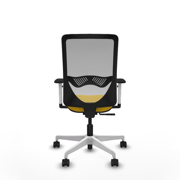 PIQUERAS Y CRESPO Silla de oficina Zulema con mecanismo Sincro, Amarillo y Gris PIQUERAS Y CRESPO Silla de oficina Zulema con mecanismo Sincro, Amarillo y Gris
