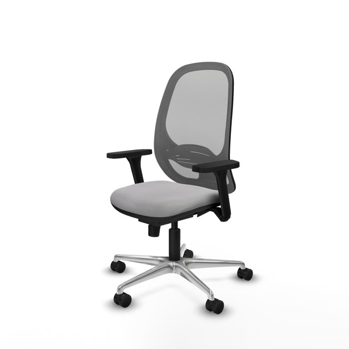 PIQUERAS Y CRESPO Silla de oficina Cilanco con Mecanismo Sincro, Gris PIQUERAS Y CRESPO Silla de oficina Cilanco con Mecanismo Sincro, Gris