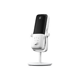 Elgato Wave:3 Micrófono USB de sobremesa profesional, 120dB, 96kHz, 10MAB9911, color Blanco