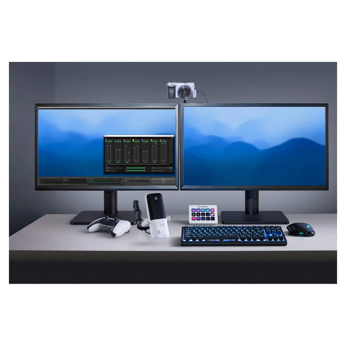 Elgato Wave:3 Micrófono USB de sobremesa profesional, 120dB, 96kHz, 10MAB9911, color Blanco