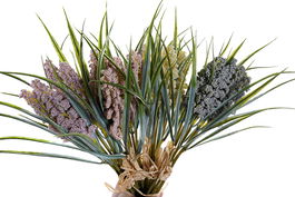 DKD Home Decor Ramo Rosa Amarillo 9 x 39 x 9 cm (12 Unidades)