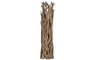 DKD Home Decor Lámpara de Pie Colección Lamps 2c 24 Balines 150 cm de Alto en Madera de Teca con Portalámparas E27