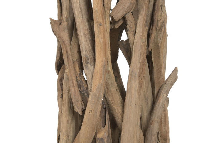 DKD Home Decor Lámpara de Pie Colección Lamps 2c 24 Balines 150 cm de Alto en Madera de Teca con Portalámparas E27 DKD Home Decor Lámpara de Pie Colección Lamps 2c 24 Balines 150 cm de Alto en Madera de Teca con Portalámparas E27