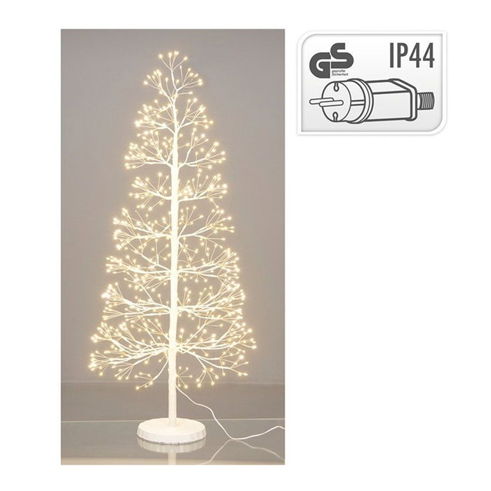 Basics Árbol de navidad con 600 LED luz blanco frío 1 m Basics Árbol de navidad con 600 LED luz blanco frío 1 m