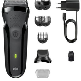 BRAUN Afeitadora Eléctrica Serie 3 300bt - Máquina de Afeitar