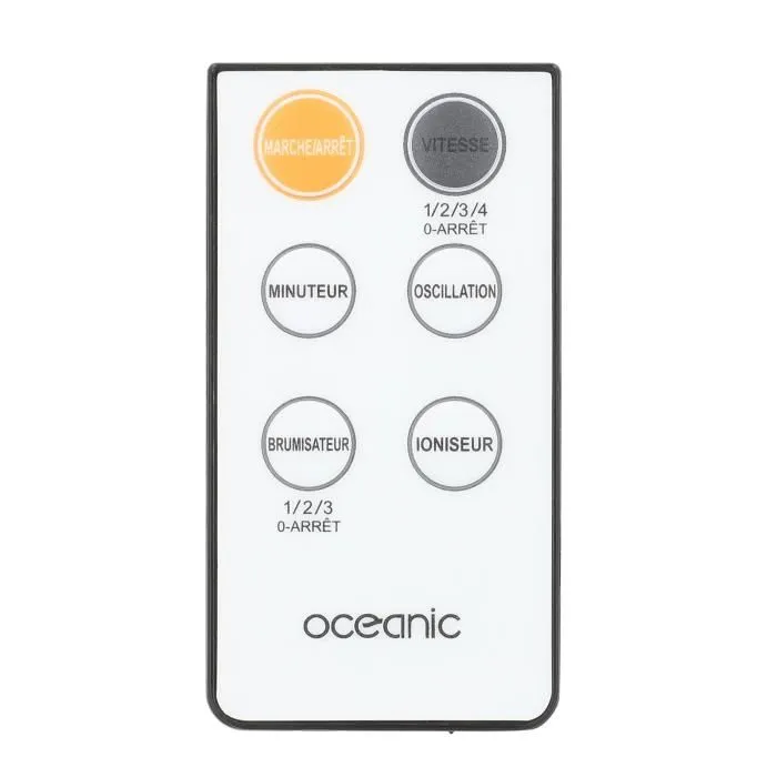 Oceanic Ambientador 4 en 1 Fogger, Purificador de aire, Ventilador y Humidificador 90W, 3 Velocidades, Oscilación, Tanque 2.5L, Programable