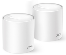 TP-Link Deco X10 Mesh WiFi System, 2-Pack, Kit de 2 Unidades, Blanco