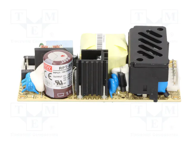 MEAN WELL RPT-60C Fuente de alimentación de impulso abierta de 50W MEAN WELL RPT-60C Fuente de alimentación de impulso abierta de 50W